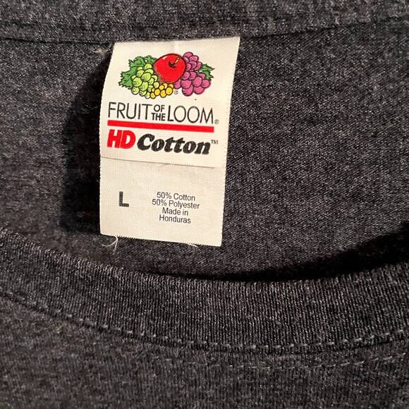 DRIP DRIP DRIP T-SHIRT MEN LARGE DARK GRAY BLUE YELLOW PINK - Picture 3 of 5